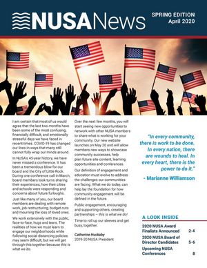 NUSA - NEIGHBORHOODS, USA NEWSLETTER